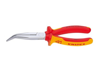 Knipex VDE-Flachrundzangen mit Schneide - und Mehrkomponenten-Griffhüllen