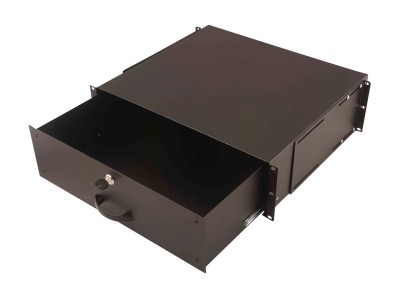 Digitus DN-19 KEY-3U-SW - Rack Storage Drawer - Schwarz - 3U - 48,3 cm (19) (DN-19 KEY-3U-SW)