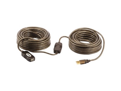 Lindy - USB-Verlängerungskabel - USB Typ A, 4-polig (M) - USB Typ A, 4-polig (W) - 20,0m (USB / USB2.0) - aktives Kabel (Signalregenerierung) (42631)