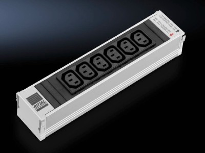 Rittal - Steckdosenleiste (Plug-In-Modul) - Ausgangsbuchsen: 6 (IEC 60320 C13)