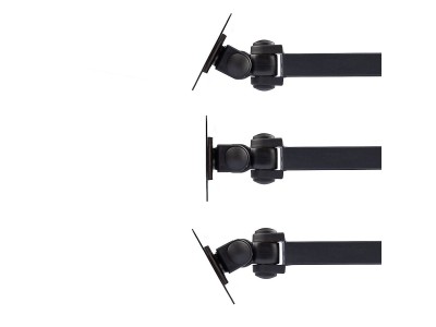 Lindy LCD Multi Joint Wall Bracket - Befestigungskit (Wandbefestigung, 3 Gelenkarme) für LCD-Display - Schwarz - Montageschnittstelle: 100 x 100 mm, 75 x 75 mm (40765)