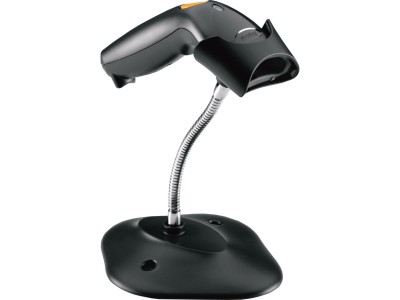 Zebra LS1203 EMEA only, 1D, Kit (USB), anthrazit Handscanner, Retail, 1D, Laser, 100 Scans/Sek., inkl.: Kabel (USB), Standfuß, Farbe: anthrazit (LS1203-7AZU0100ER)