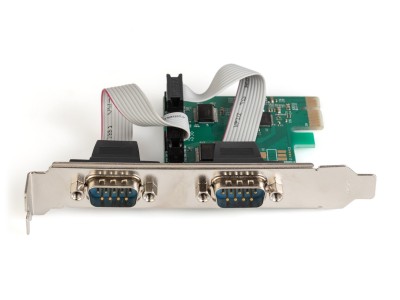 DIGITUS DS-30000-1 - Serieller Adapter - PCIe - 2 Anschlüsse (DS-30000-1)