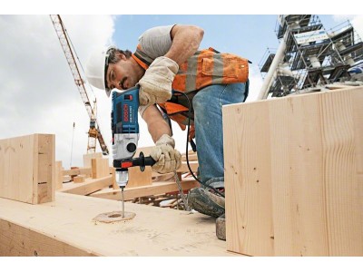 Bosch GSB 21-2 RCT Professional - Schlagbohrhammer - 1300 W - 2 Geschwindigkeiten - Bohrfutterschlüssel 13 mm - 43 N·m (0.601.19C.700)