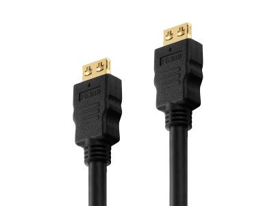 Purelink PureInstall PI1000 Standard Speed Cablel with Ethernet Channel - HDMI mit Ethernetkabel - HDMI Typ A (M) bis HDMI Typ A (M) - 20,0m - Dreifachisolierung - Schwarz (PI1000-200)