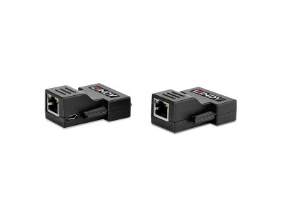 LINDY Extender CAT5e/6 DVI Extender - Video Extender - RJ-45 / Digital DVI, 24-polig - bis zu 70 m (38300)