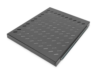 DIGITUS DN-19 TRAY-2-800-SW - Rack - Regal (Gleitschübe) - Schwarz - 48,30cm (19) (DN-19 TRAY-2-800-SW)