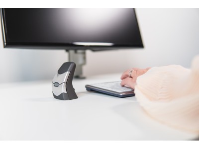 Bakker Elkhuizen DXT Precision - Maus - drahtlos - RF - kabelloser Empfänger (USB) (BNEDXTW)