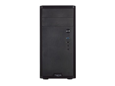 Fractal Design Core 1100 - Tower - Mini-ATX - ohne Netzteil (ATX12V) - Schwarz - USB/Audio (FD-CA-CORE-1100-BL)