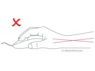 Bakker Elkhuizen Evoluent4 Small ergonomic vertical - Maus - optisch - verkabelt