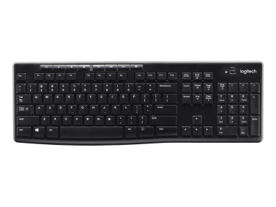 Logitech Wireless Keyboard K270 - Tastatur - 2,4 GHz - US (920-003736)