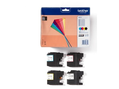 Brother LC223 - 4er-Pack - Schwarz, Gelb, Cyan, Magenta - Original - Tintenpatrone - für MFC J4420DW, J4620DW, J5320DW, J5620DW, J5625DW, J5720DW (LC-223VALBP)