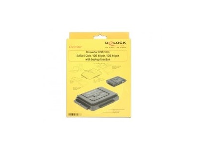 DeLOCK - Speicher-Controller - ATA-133 / SATA 6Gb/s - 600MBps - USB3.0 (61486)