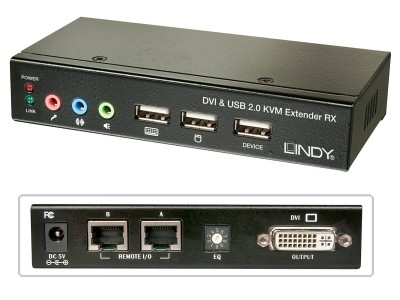 LINDY Cat.5 KVM Extender Classic - KVM-/USB-Extender - USB - bis zu 50 m