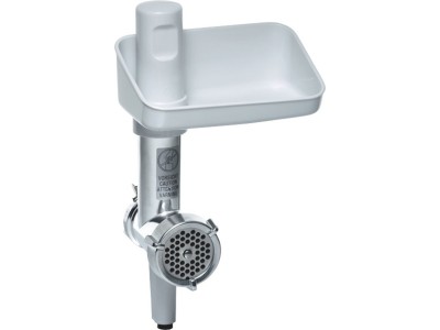 Bosch MUZ5FW1 - Fleischwolfaufsatz für Küchenmaschine - Weiß/Aluminium - für Bosch MUM52120, Styline MUM52120 (MUZ5FW1)