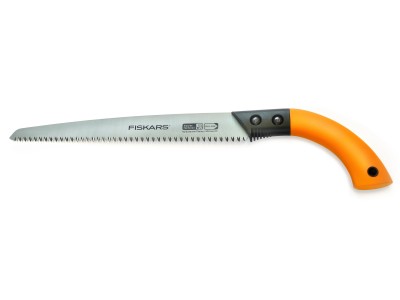 FISKARS Handsäge, Grobzahnung SW84, Blattlänge: 330 mm mit feststehendem Blatt, ergonomisch geformter Griff, - 1 Stück (123840)