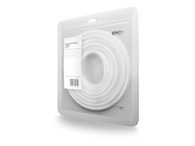 Lindy - Patch-Kabel - RJ-45 (M) - RJ-45 (M) - 15,0m - SFTP, PiMF -Cat.7 Rohkabel - glatt, halogenfrei - weiß (47329)