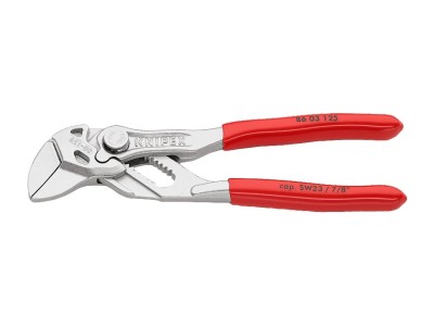 Knipex 86 03 125 - Gleitgelenk - Chrom-Vanadium-Stahl - Kunststoff - Rot (86 03 125)