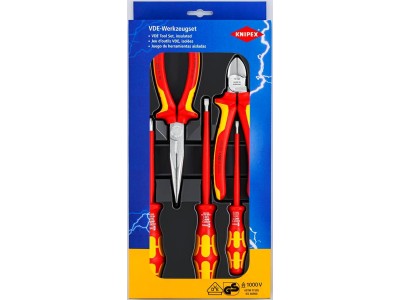 KNIPEX VDE-Werkzeugsatz Zangenset 5 teilig (00 20 13)