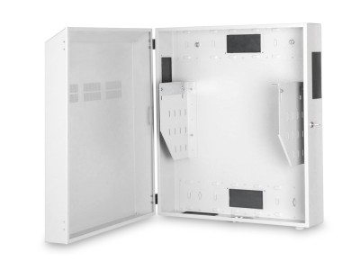 DIGITUS Professional DN-19 WM-V4U-SL - Gehäuse - Wand montierbar - Hellgrau, RAL 7035 - 4U - 48.3 cm (19)