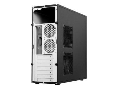 Chieftec Elox Series HQ-01B - Midi Tower - ATX - ohne Netzteil - Schwarz - USB/Audio (HQ-01B-OP)