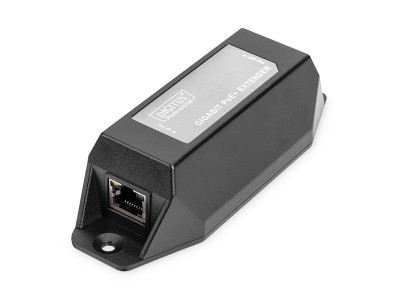 Assmann/Digitus Gigabit PoE Indoor Extender Gigabit PoE Indoor Extender, 22 Watts Output Desktop or Wall-mount, 100m extension cascadable, self powered (DN-95123)