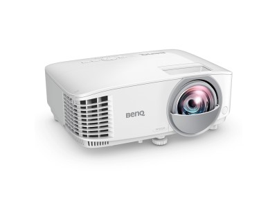  BenQ MW809STH - DLP projector - portable - 3D - 3600 ANSI lumens - WXGA (1280 x 800) - 16:10 - 720p - short-throw fixed lens 9H.JMF77.13E