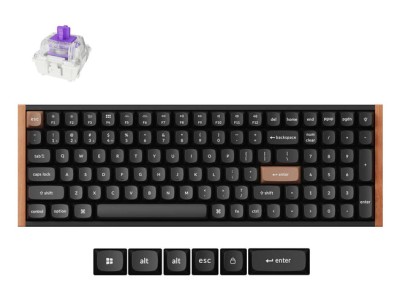  KEYCHRON K4 HE SE - US Layout - Gateron Magnetic Nebula - Carbon Black Wireless Keyboard K4H-F1
