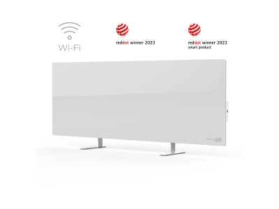 AENO GH1S Premium Eco Smart Heater, 700W, App, EU Plug (E/F), White AGH0001S