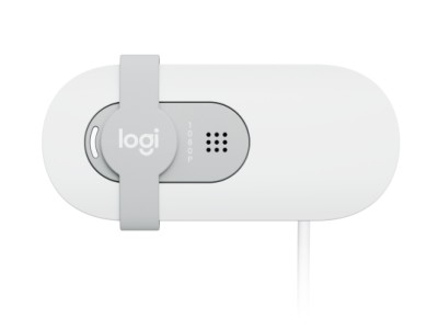  Logitech Brio 100 Full HD Webcam, 2 MP, FHD 1080p, 58°, USB, Off-White 960-001617