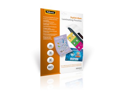 LAMINATING POUCH A4/25PCS 5602101 FELLOWES