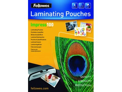 LAMINATOR POUCH GLOSSY/A4 100 100PCS 5351111 FELLOWES