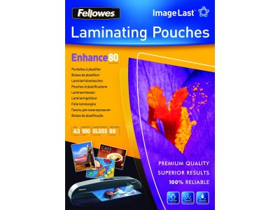 LAMINATOR POUCH IMAGELAST/A3 80 100PCS 5306207 FELLOWES