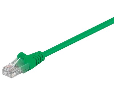 Goobay | CAT 5e patch cable, U/UTP | 68338 | Green RJ45 male (8P8C) | RJ45 male (8P8C)