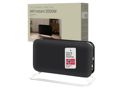Mill | Heater | SG2000LED | Convection Heater | 2000 W | Number of power levels 3 | Suitable for rooms up to 5-20 m² | Black