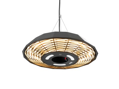 TunaBone | Electric Ceiling Infrared Patio Heater | TB2068C-01 | Patio heater | 2000 W | Number of power levels 1 | Suitable for rooms up to 20 m² | Black | IP45