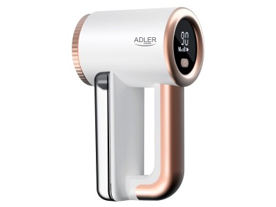 Adler | Lint remover | AD 9617 | Rechargeable battery | 5 W | White/Gold