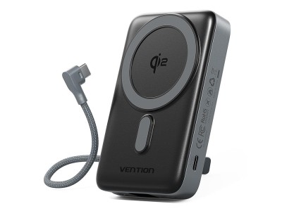 POWER BANK WRL 10000MAH 35W/GREY FKHH0 VENTION
