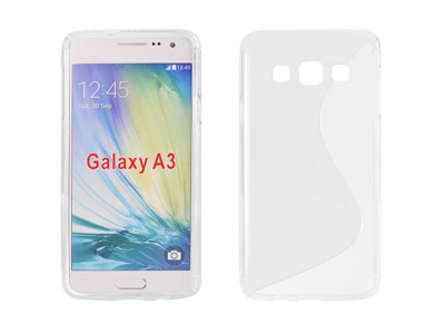 Silicone S-case SAMSUNG A300 GALAXY A3 WHITE